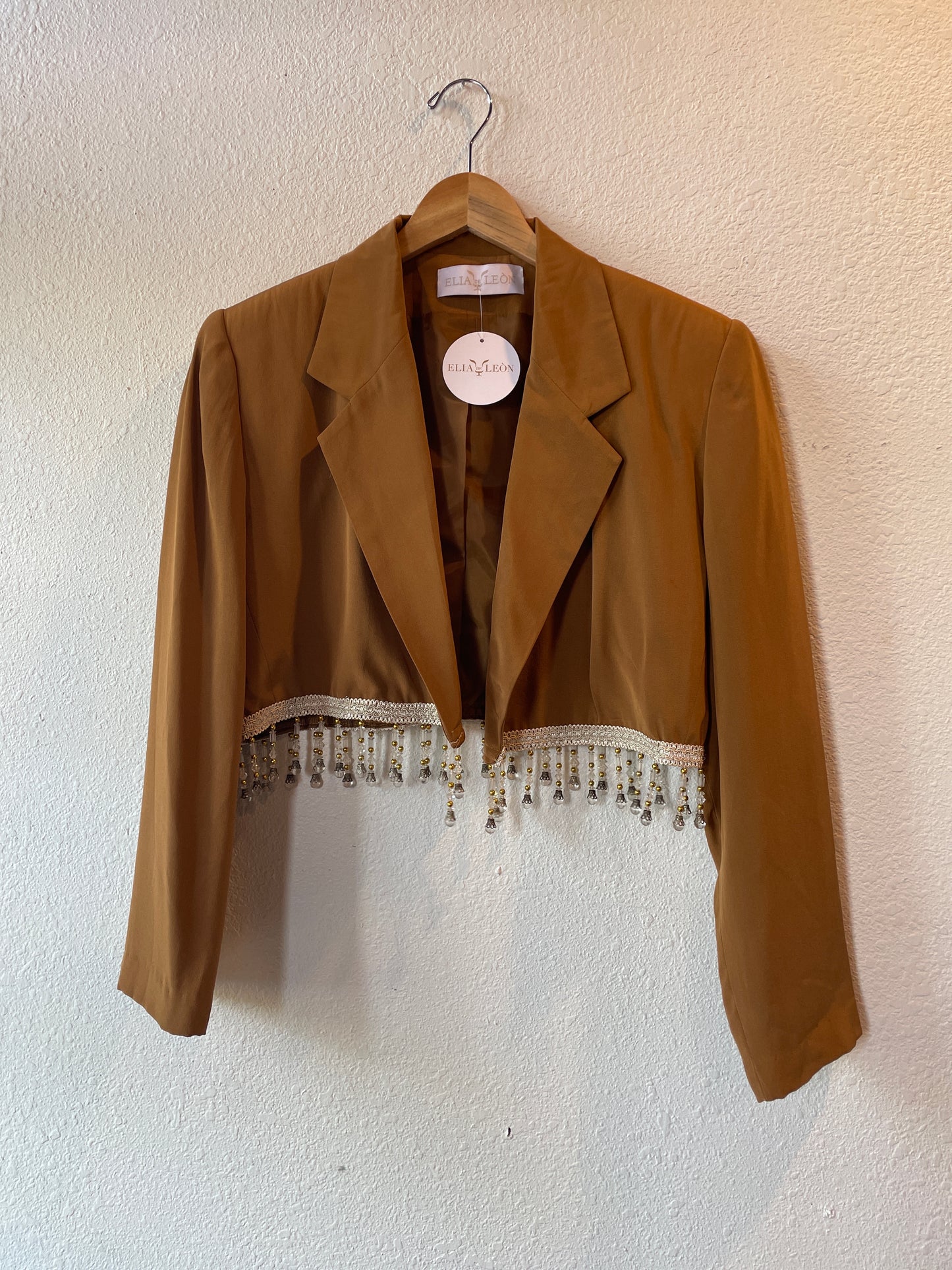 Pumpkin Spice Crop Blazer