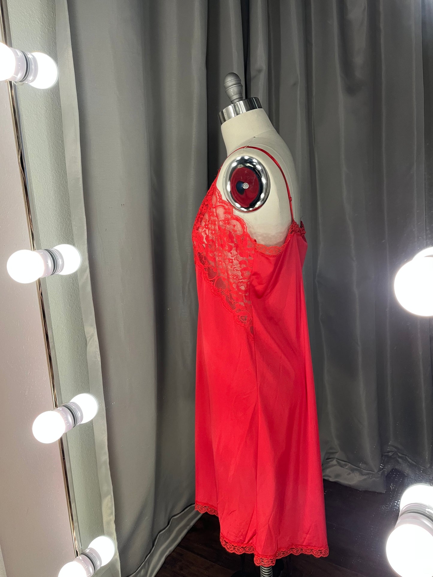 Pure Luxury Red Slip Dress
