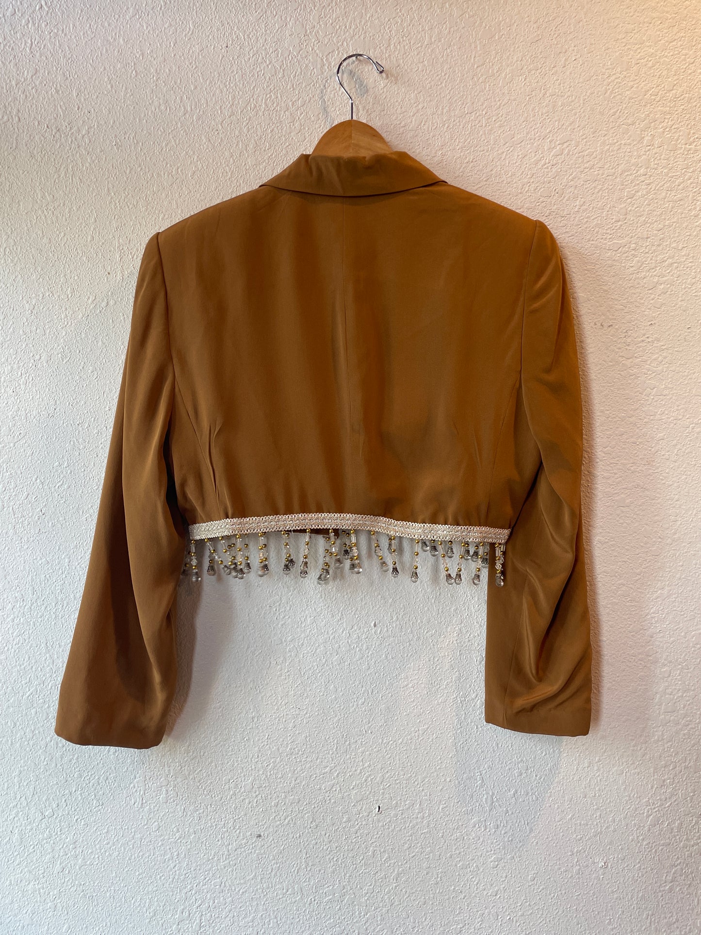 Pumpkin Spice Crop Blazer