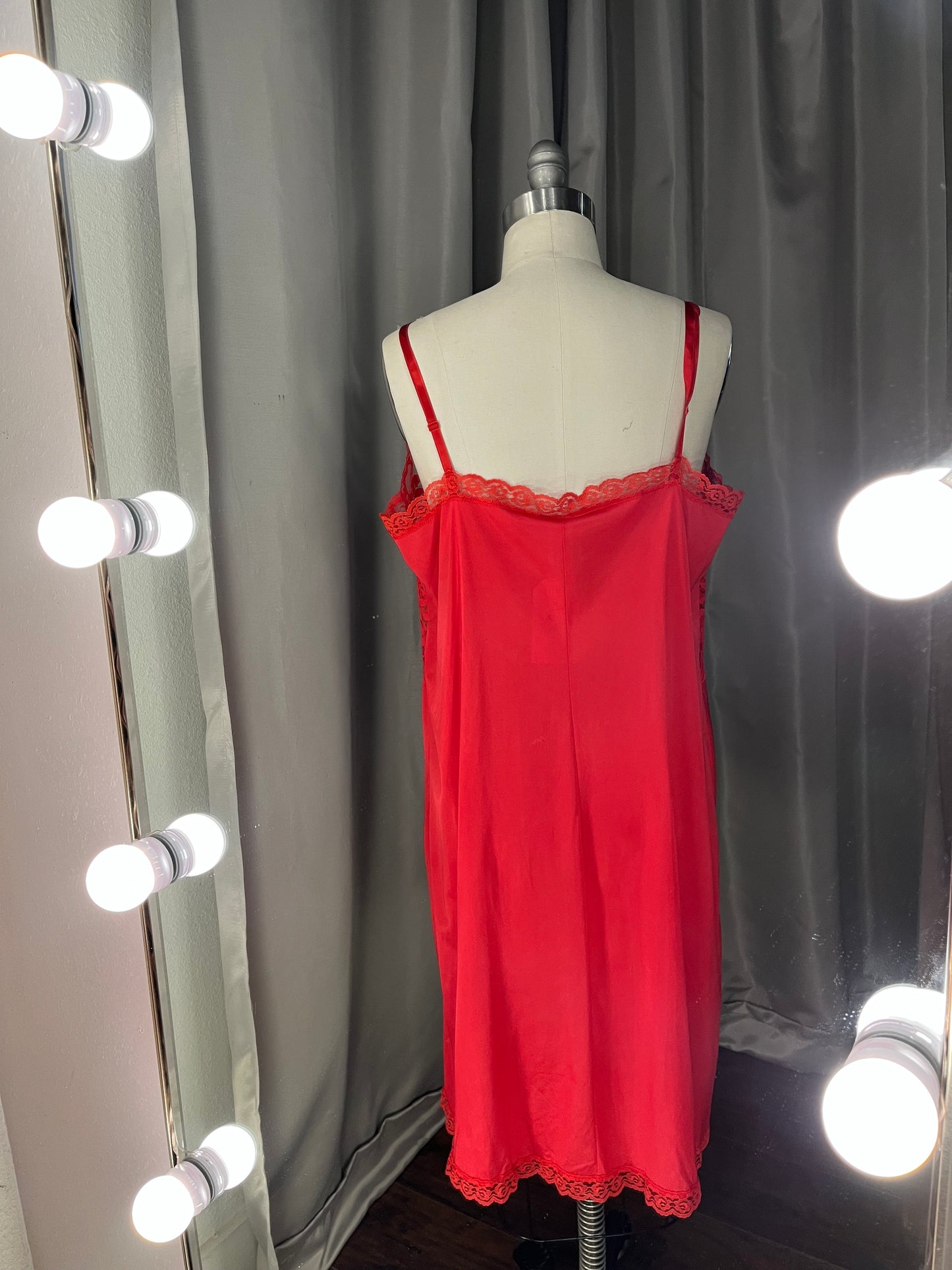 Pure Luxury Red Slip Dress