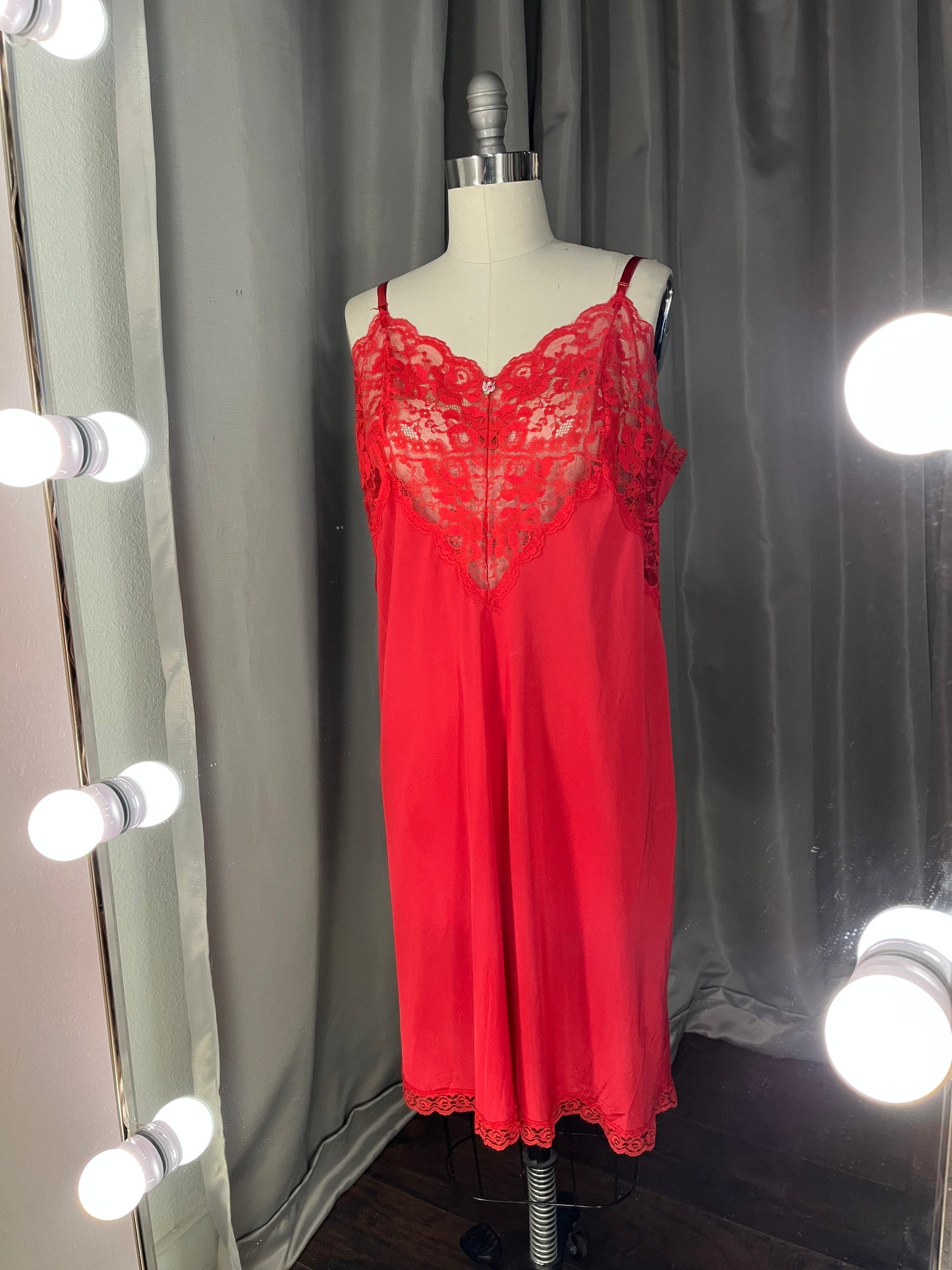 Pure Luxury Red Slip Dress
