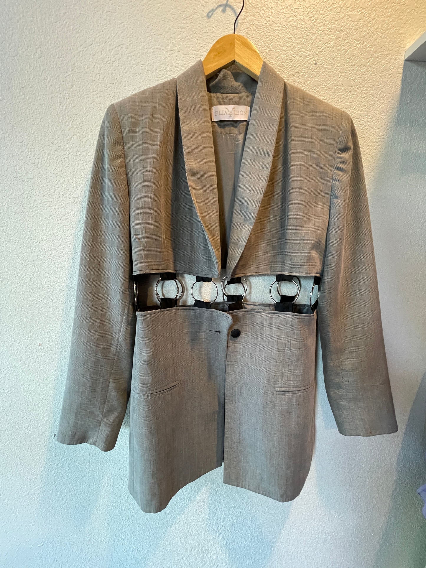 Up-Cycled Gray Blazer