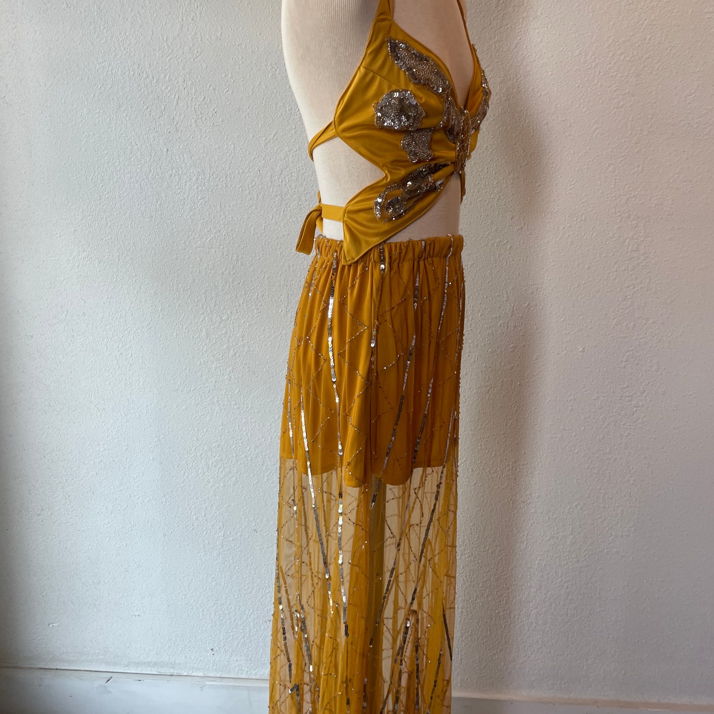 Up-cycled Butterfly top set