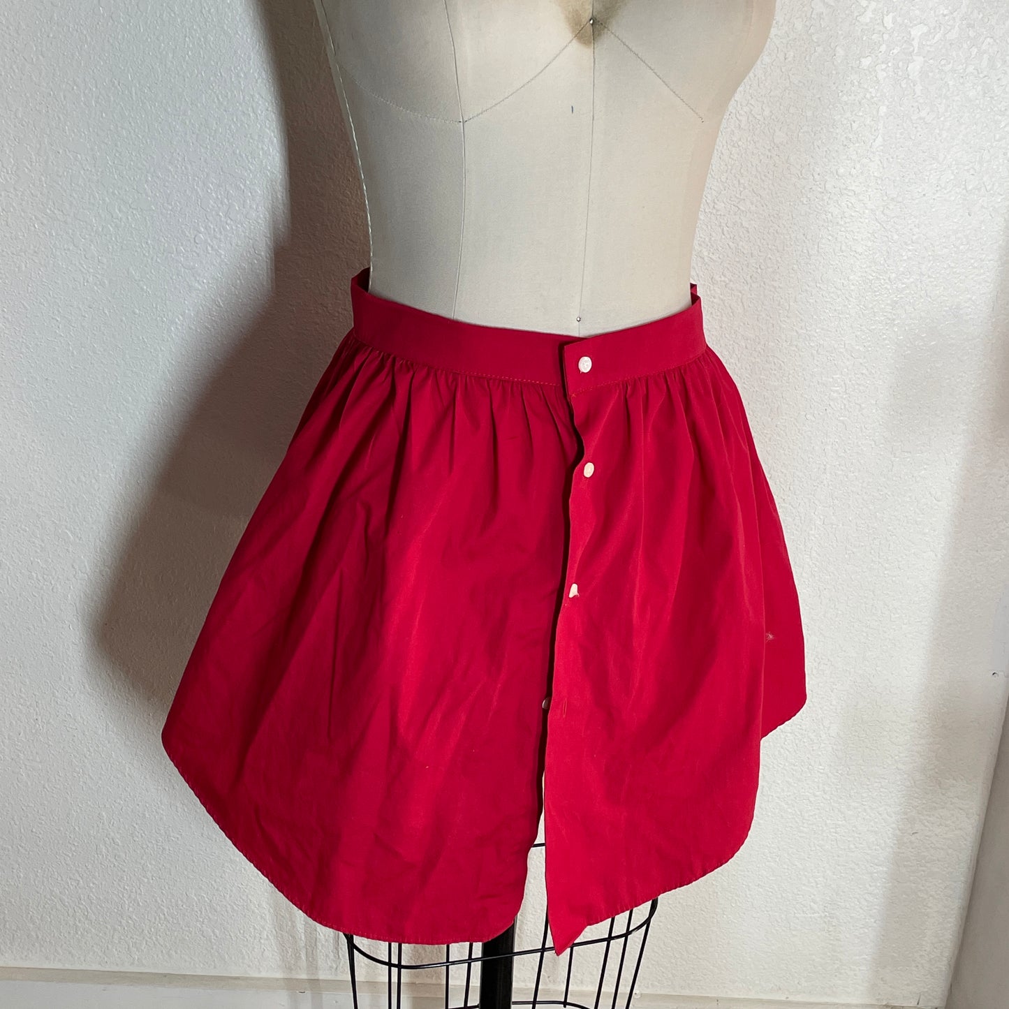 Re-worked Red Mens Shirt Set
