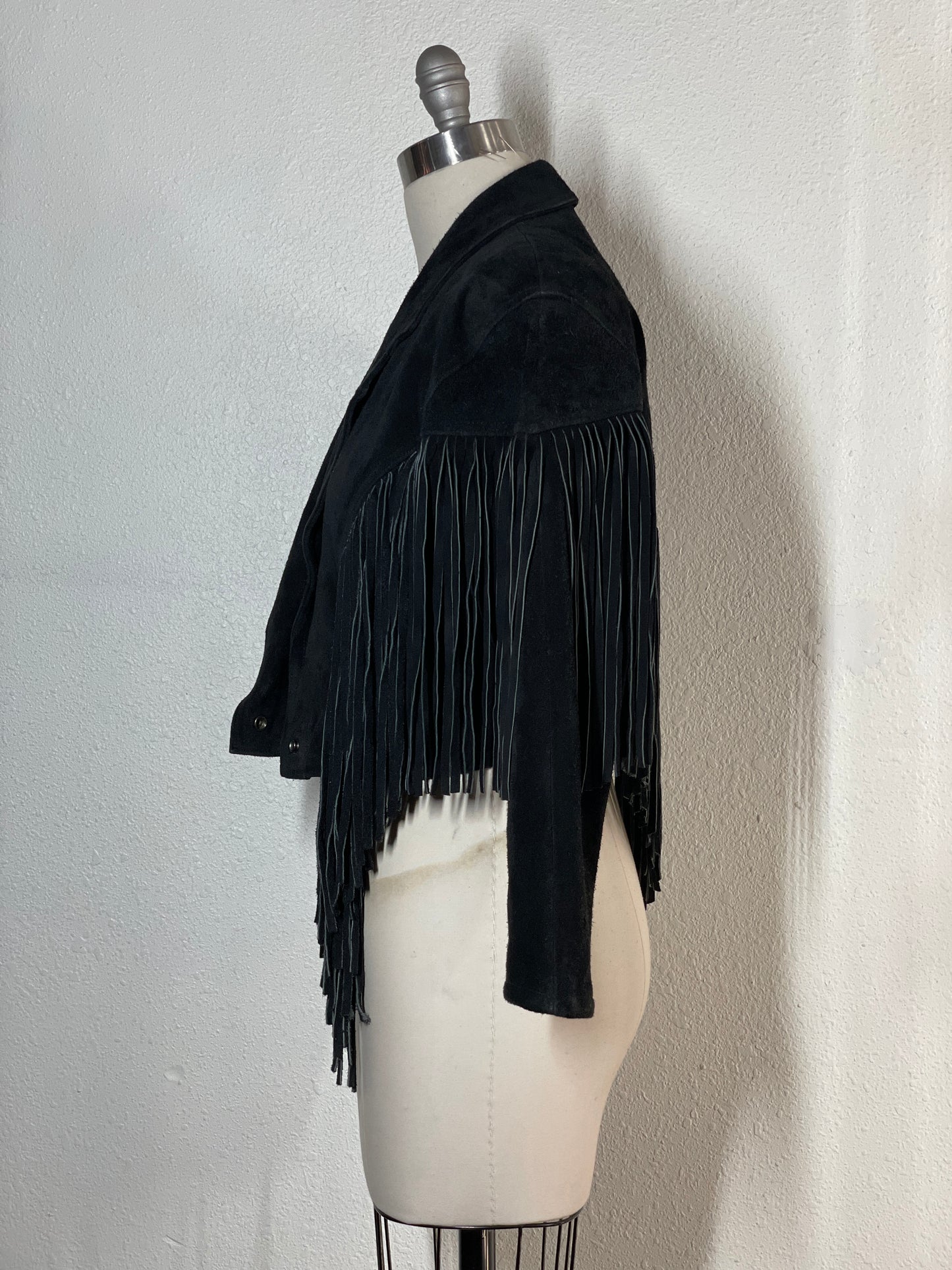 Suede Fringe Jacket