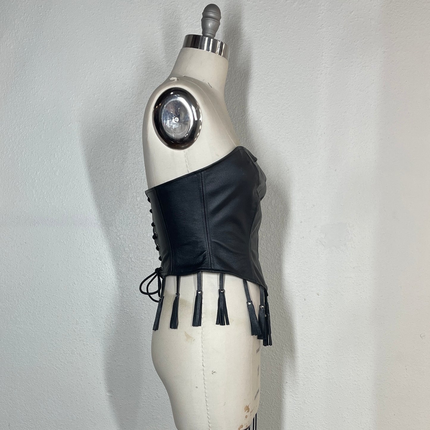 Black Tassel Corset