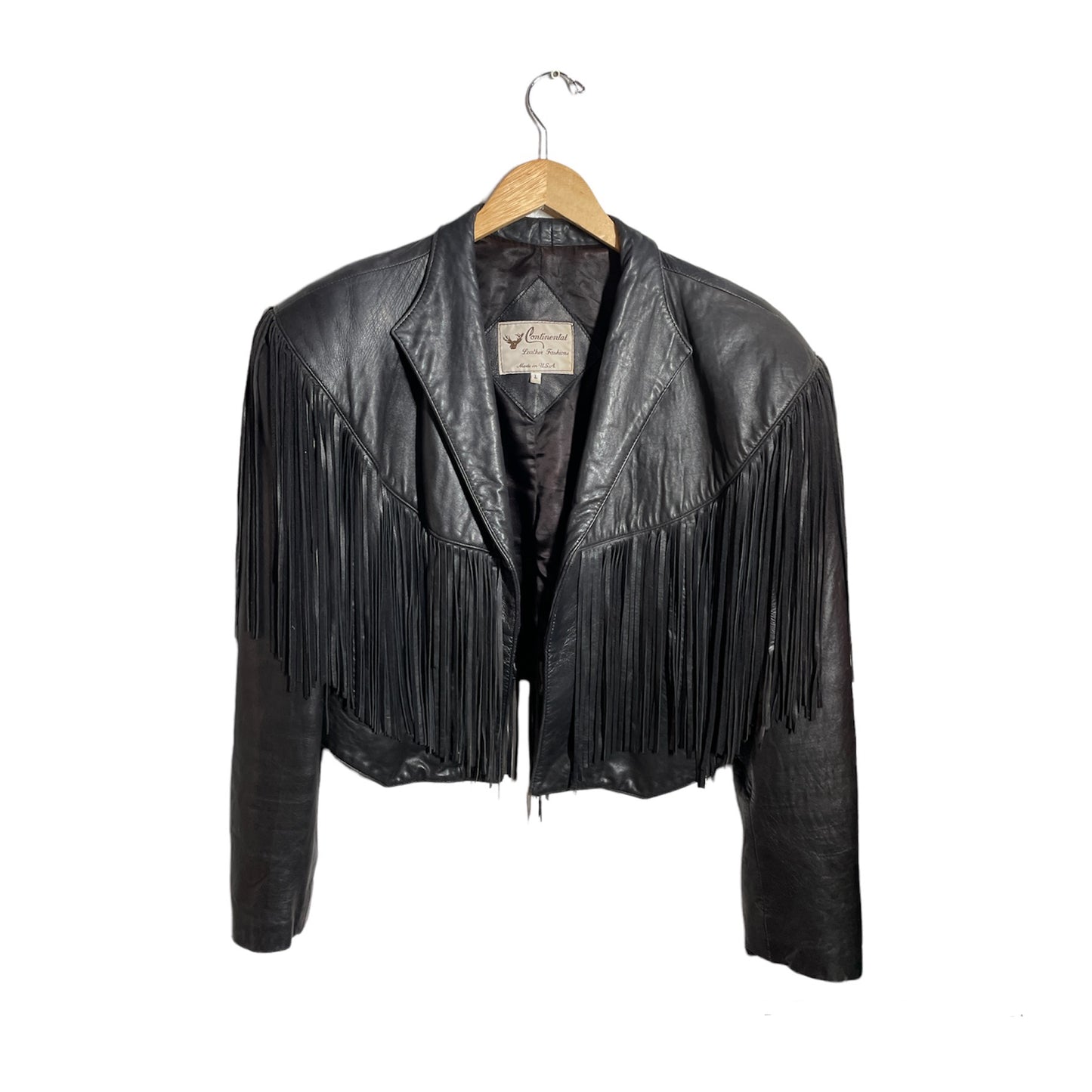 Black Fringe Jacket