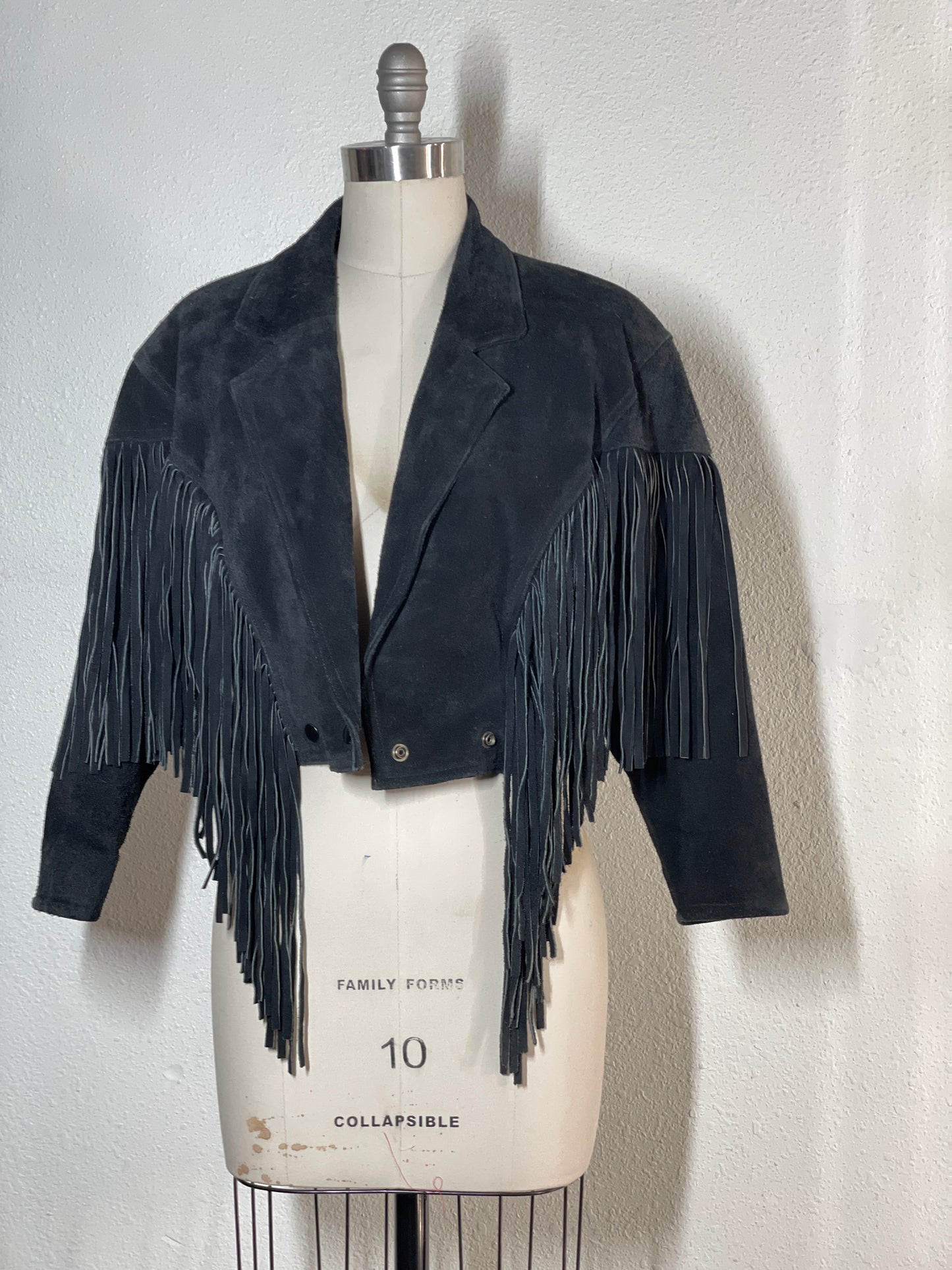 Suede Fringe Jacket