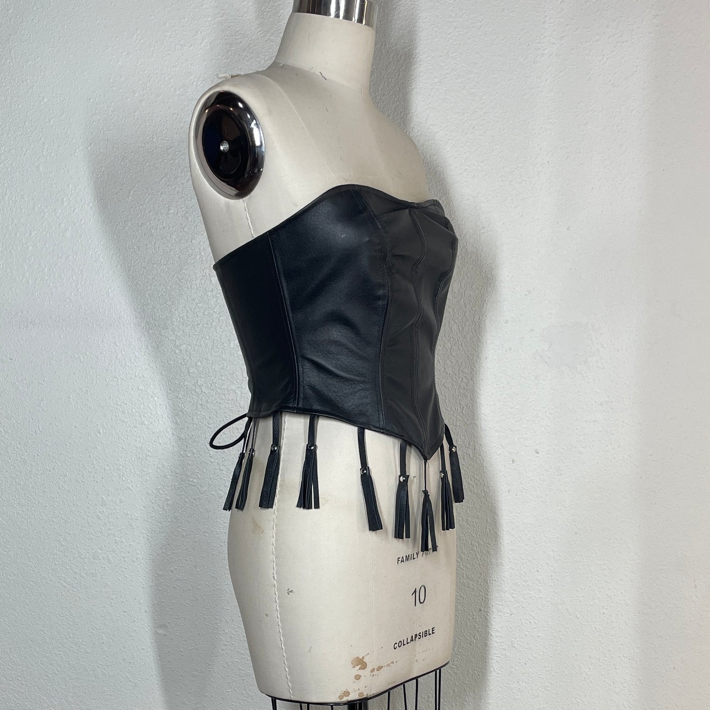 Black Tassel Corset