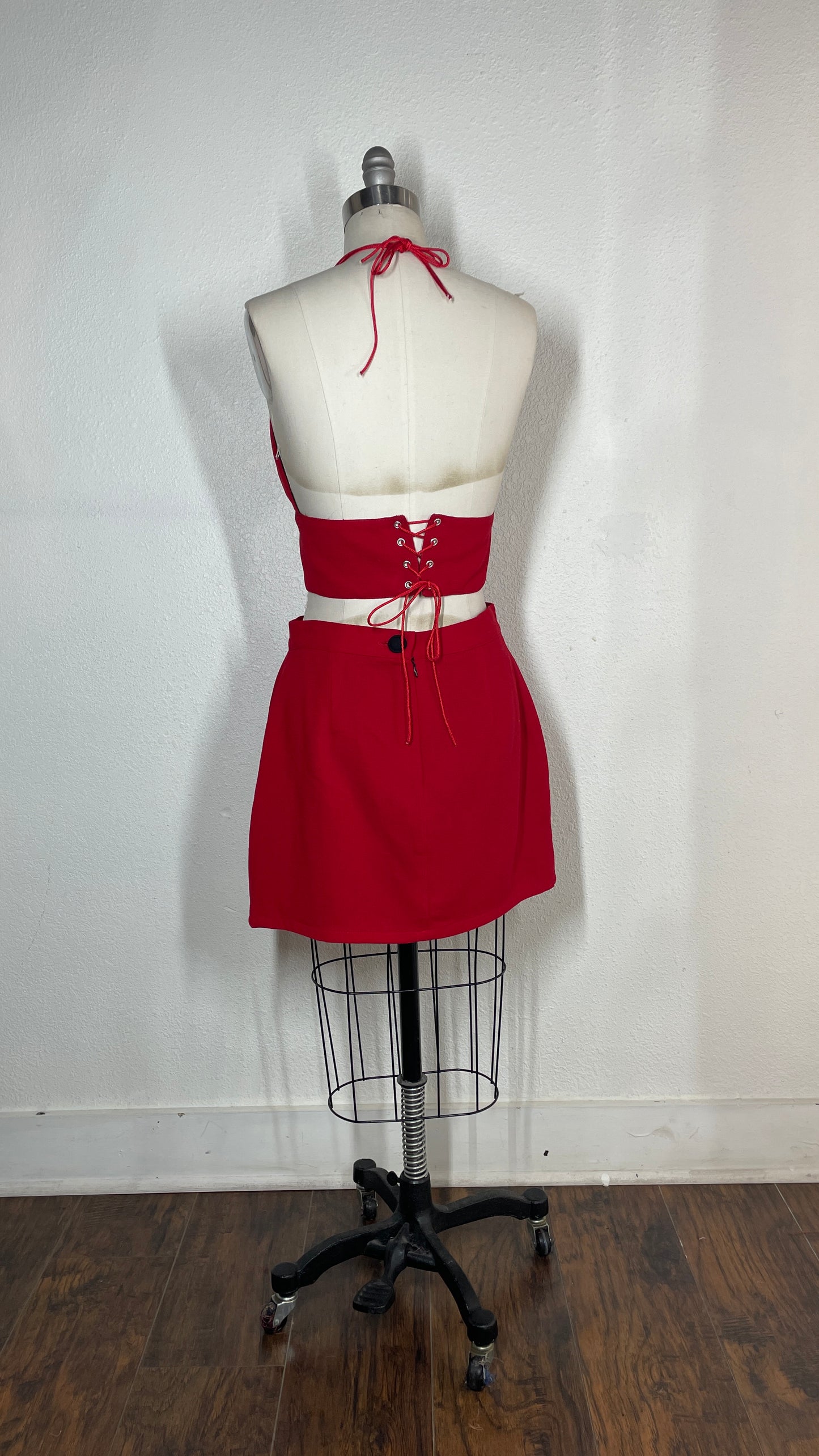 Red Halter Set