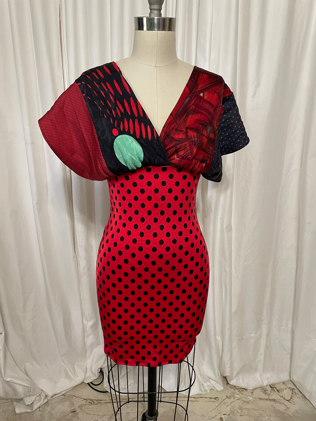 Midi Neck Tie Dress #1