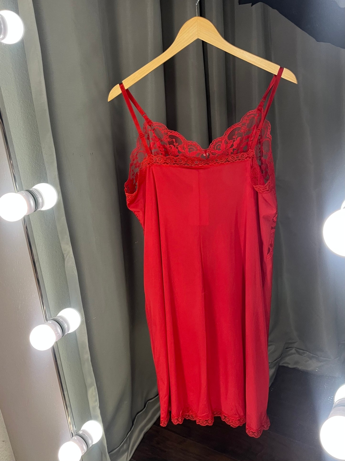 Pure Luxury Red Slip Dress