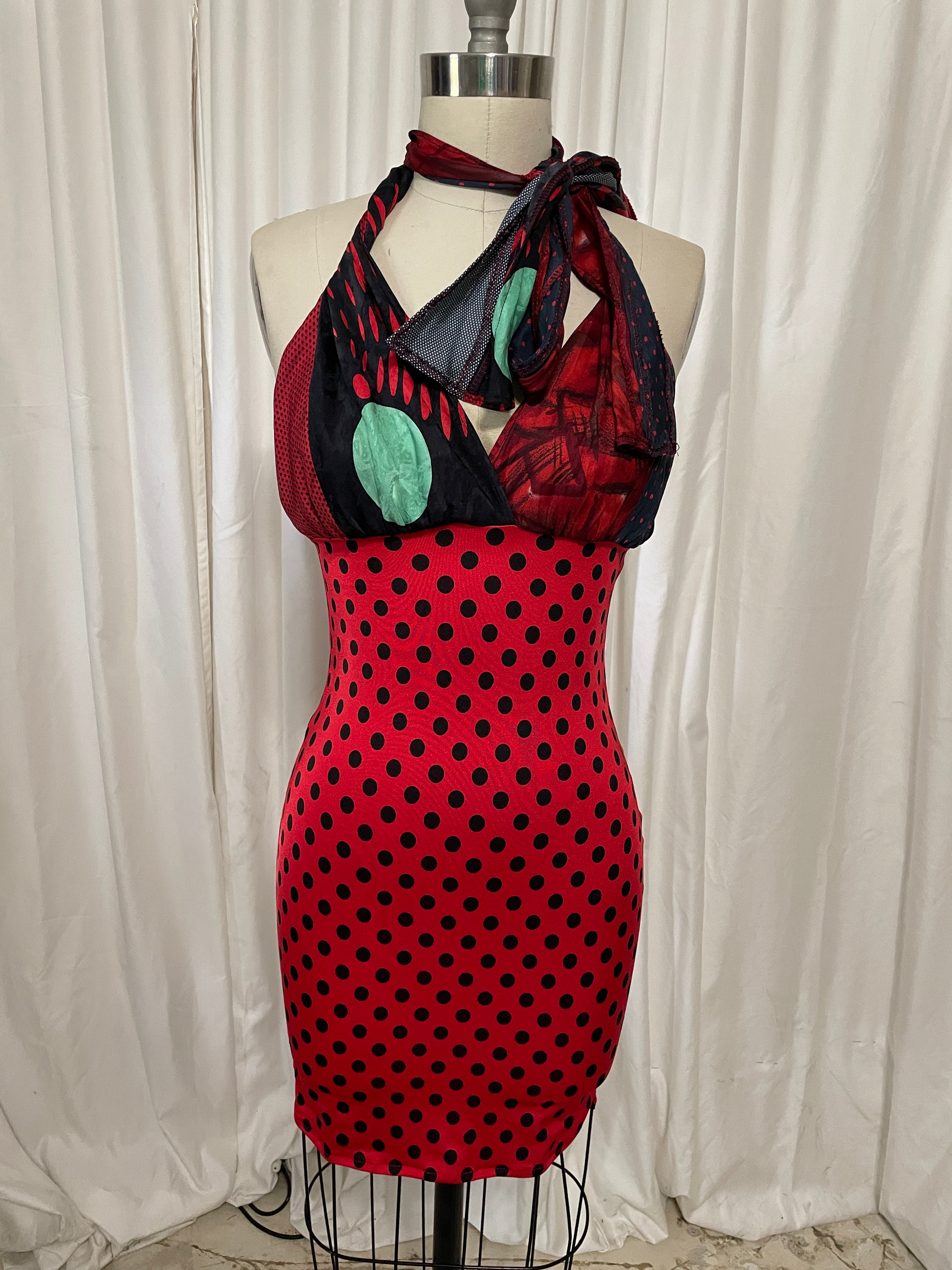 Midi Neck Tie Dress #1
