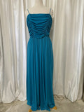 Lili Diamond Blue Maxi Dress