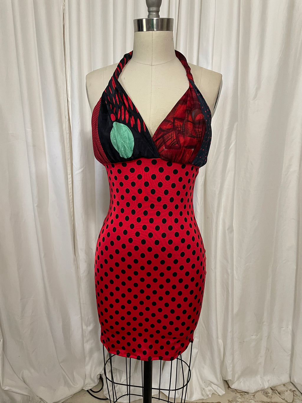 Midi Neck Tie Dress #1