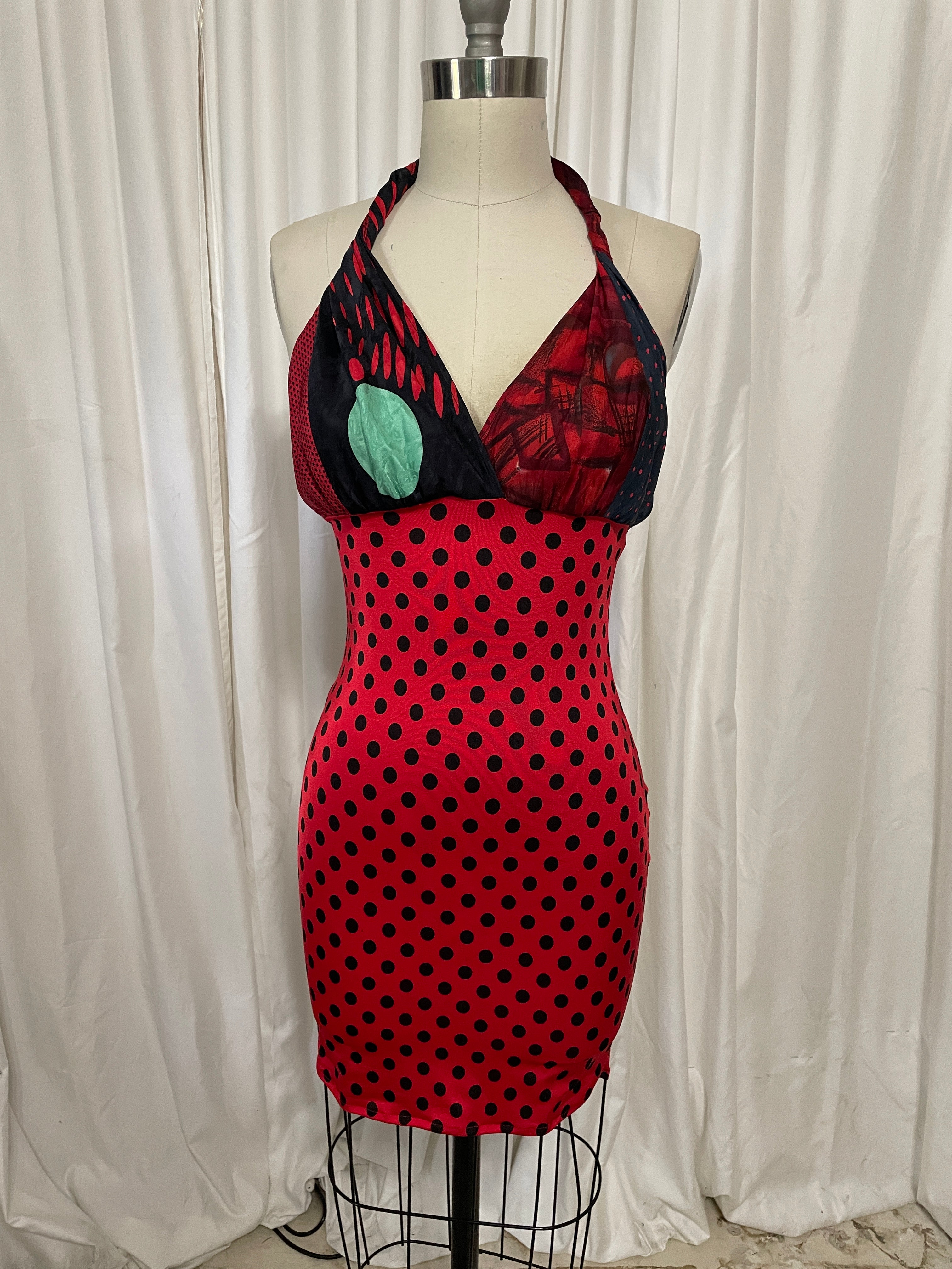 Midi Neck Tie Dress #1