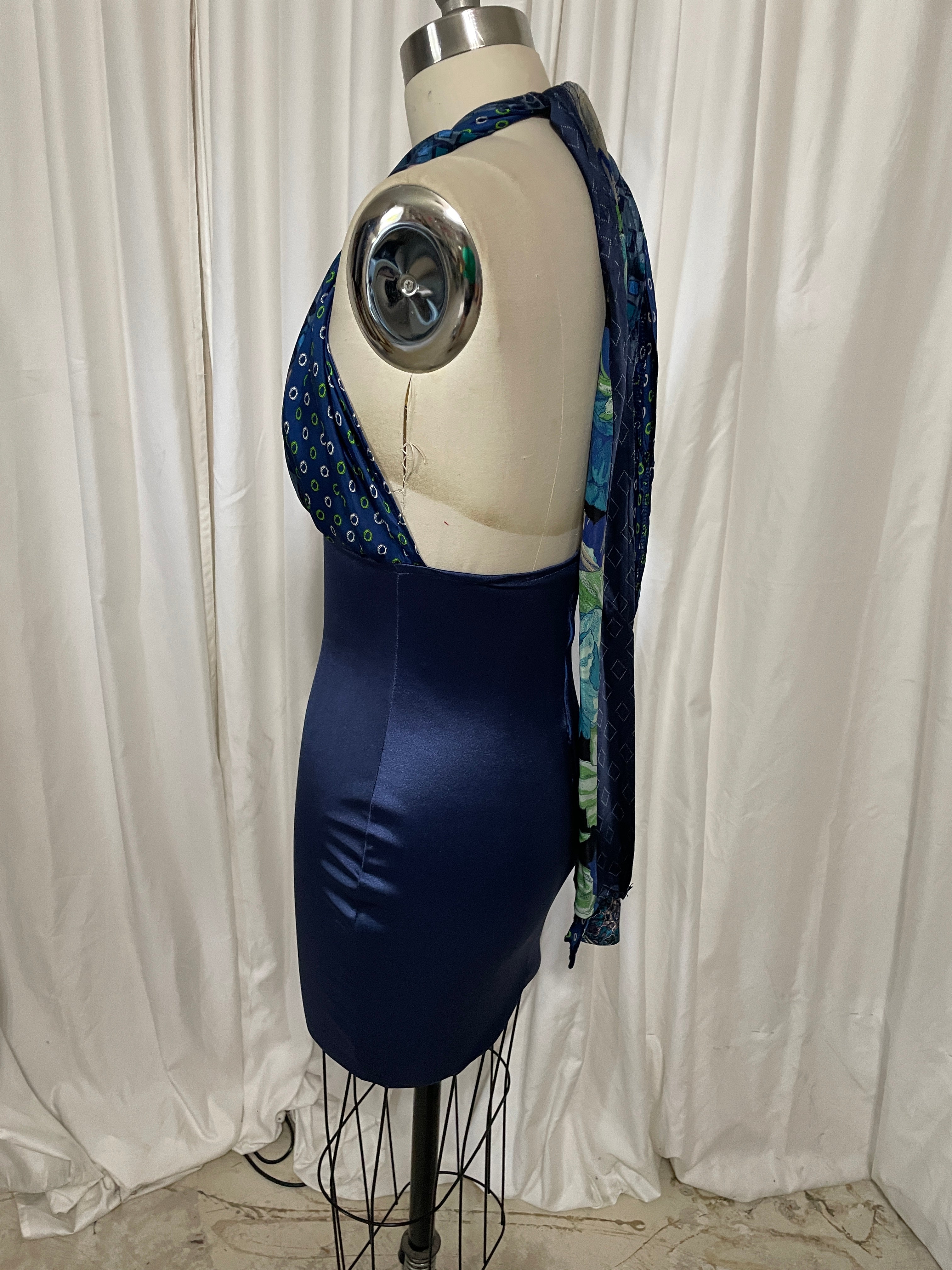 Midi Neck Tie Dress #2