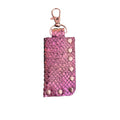 Lighter Case Pink Snake Skin  Iridescent Rounded