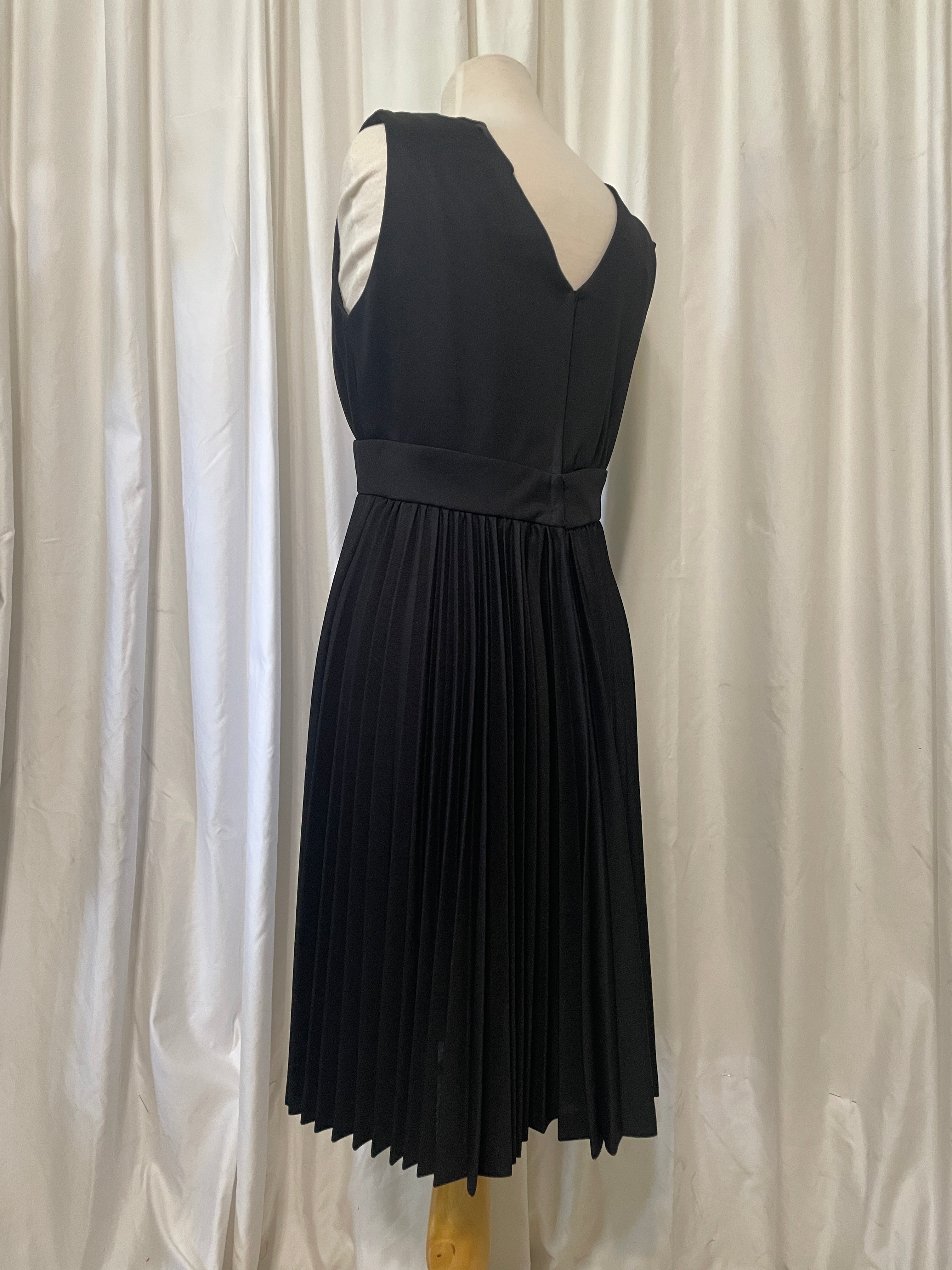 Palm Royale Retro Black Dress