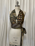 Upcycled Necktie Halter Top #25