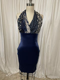 Midi Neck Tie Dress #4