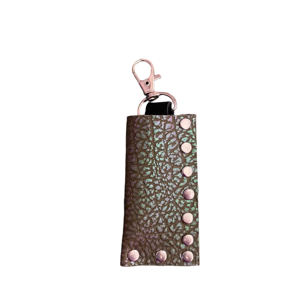 Lighter Case Green Iridescent Rounded