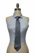 Upcycled Button Up Halter #5