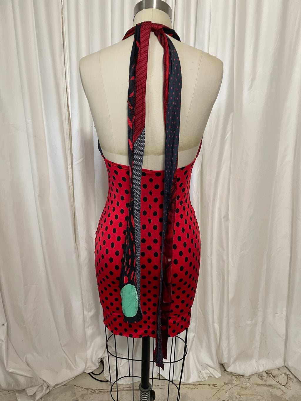 Midi Neck Tie Dress #1