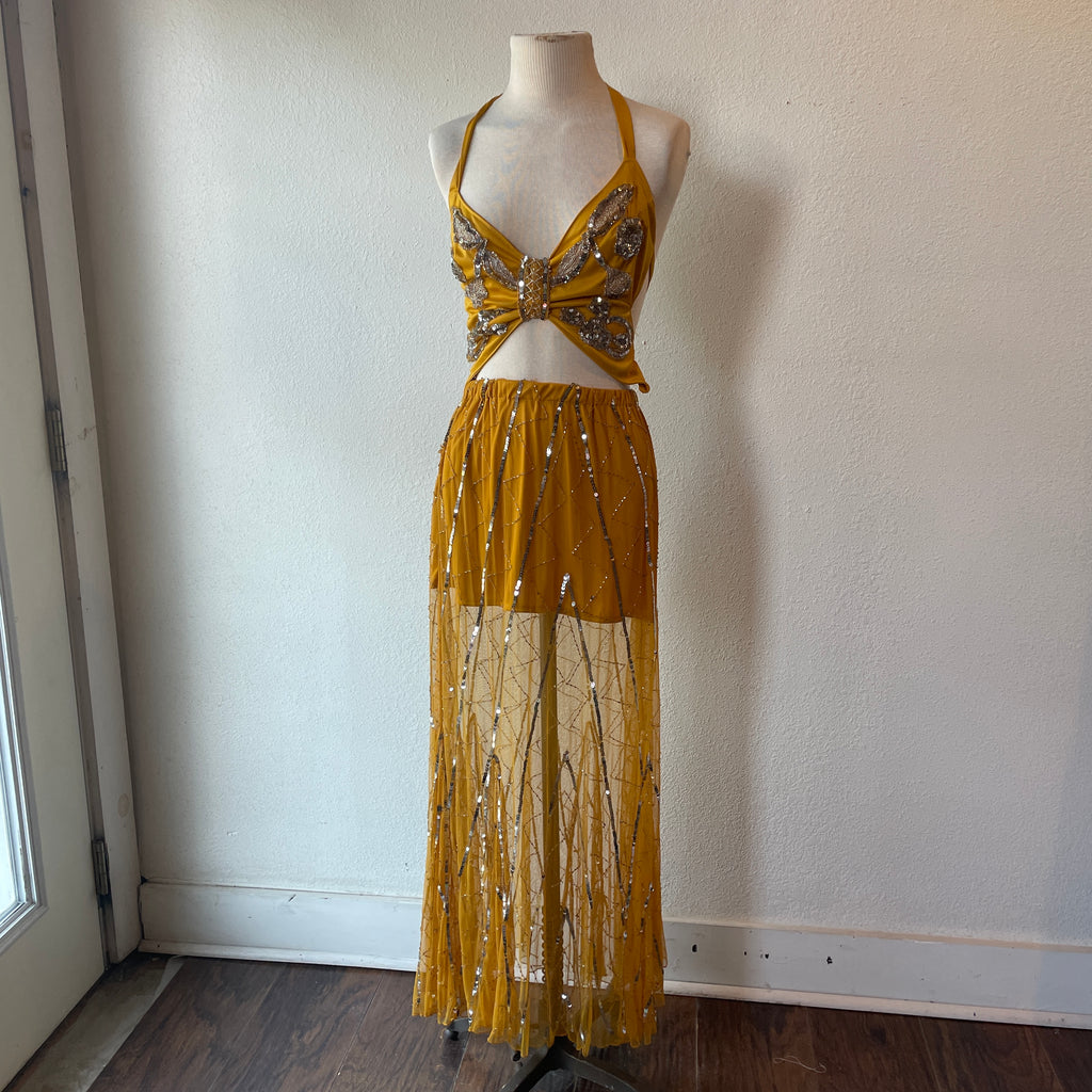 Up-cycled Butterfly top set