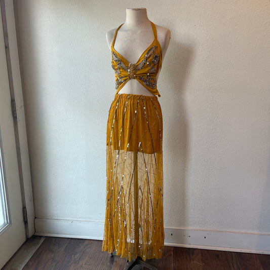 Up-cycled Butterfly top set