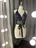 Upcycled Necktie Halter Top #2