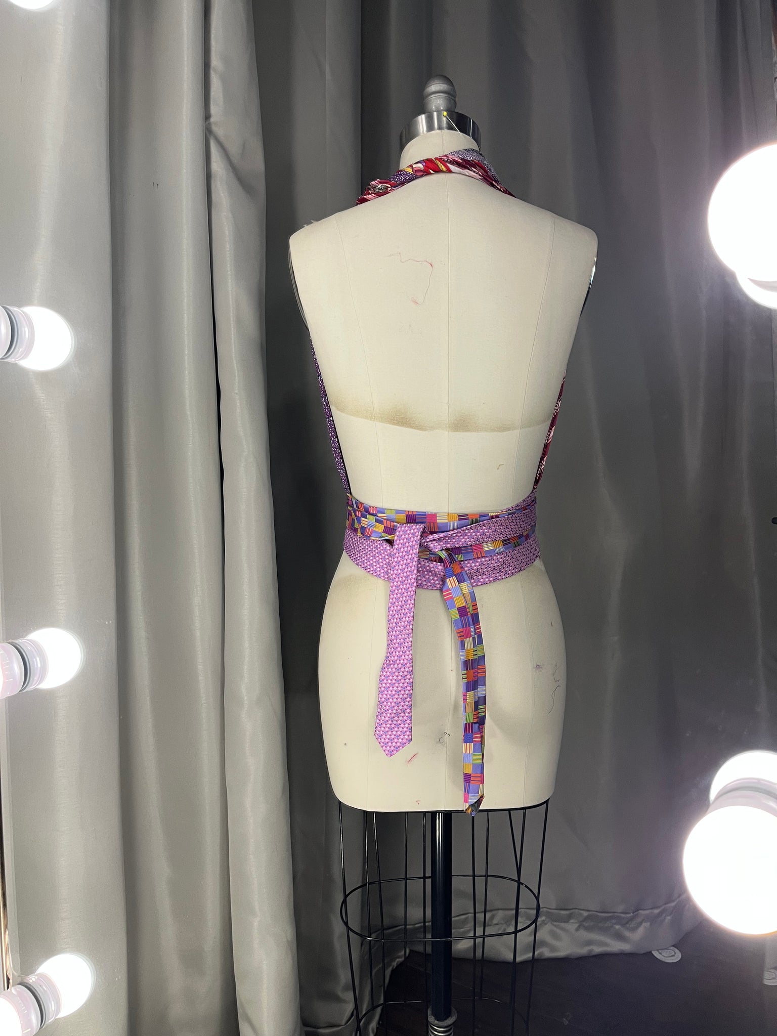 Upcycled Neck Tie Top