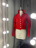 Vintage Red Cropped Coat