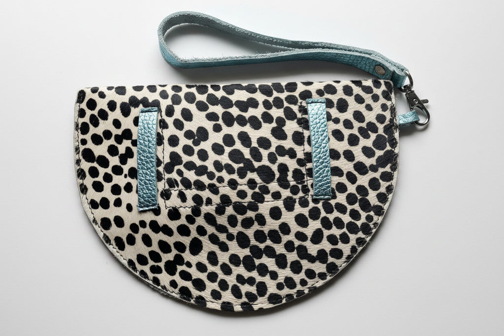 Metallic Leather Pouch