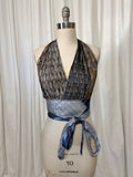 Upcycled Necktie Halter Top #29