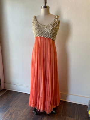 Dan Werle 1960s Vintage gown