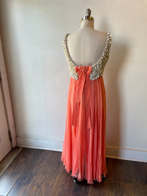 Dan Werle 1960s Vintage gown