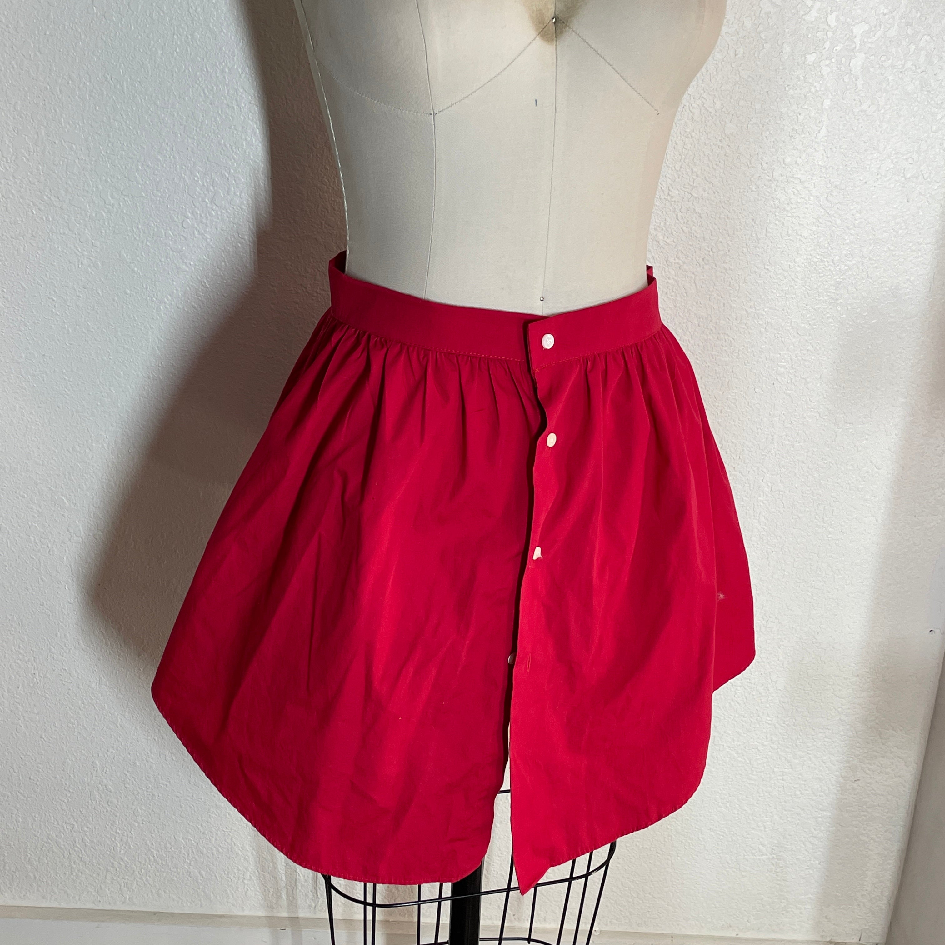 Re-worked Red Mens Shirt Set