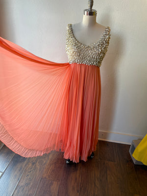 Dan Werle 1960s Vintage gown