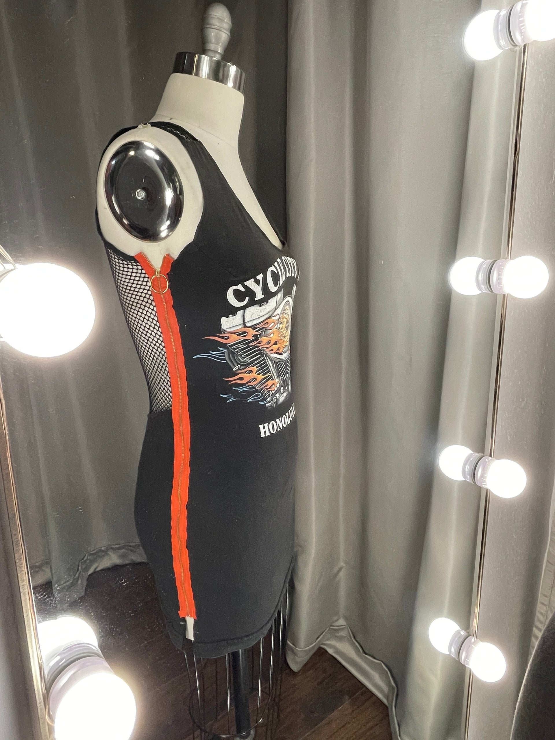 Re-Worked Harley Davidson Dress