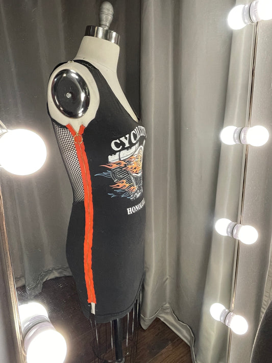 Re-Worked Harley Davidson Dress
