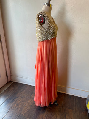 Dan Werle 1960s Vintage gown