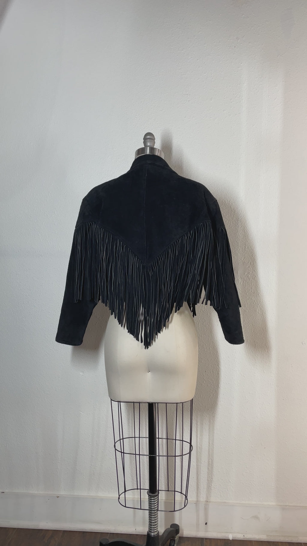 Suede Fringe Jacket