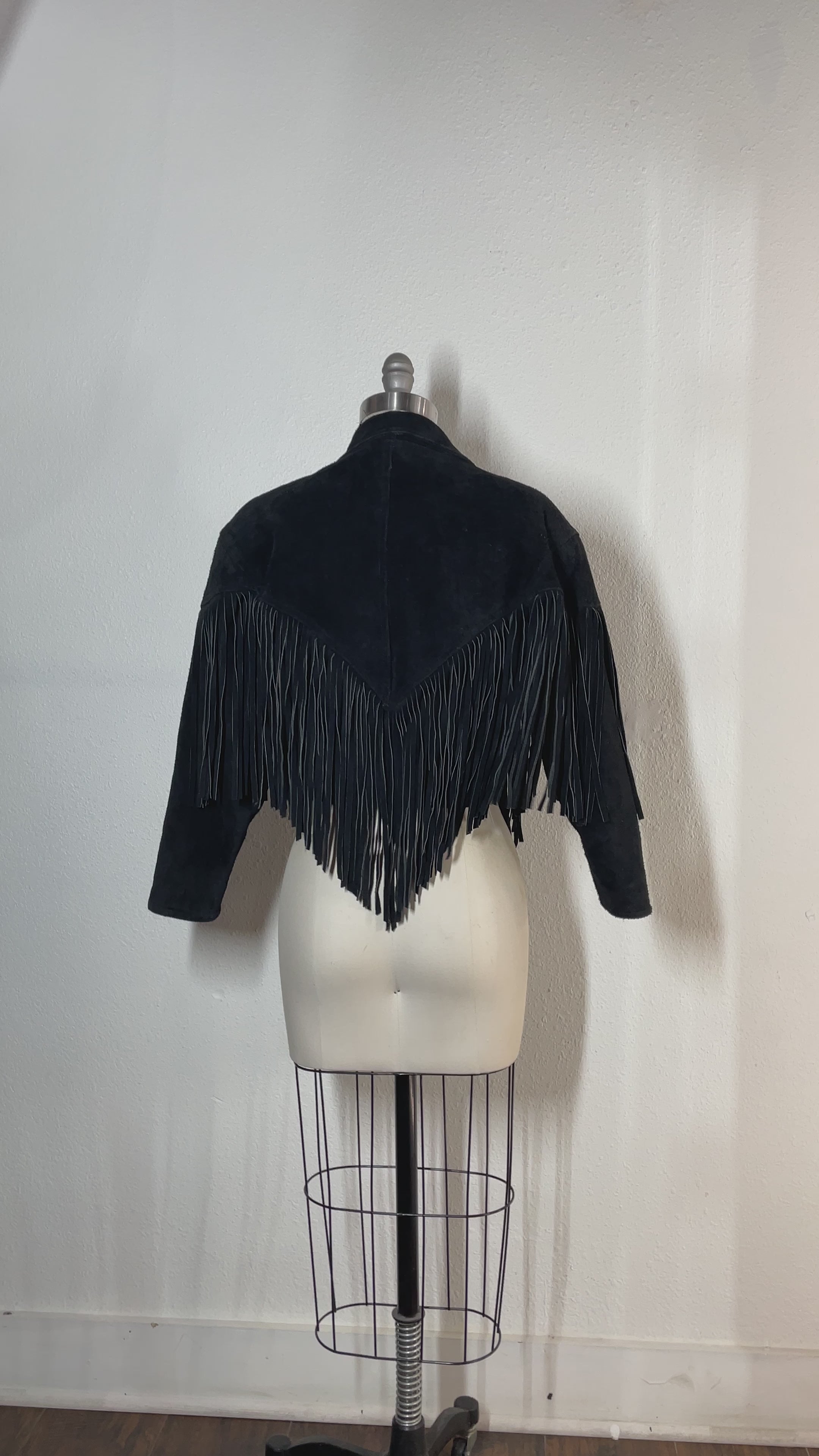 Suede Fringe Jacket