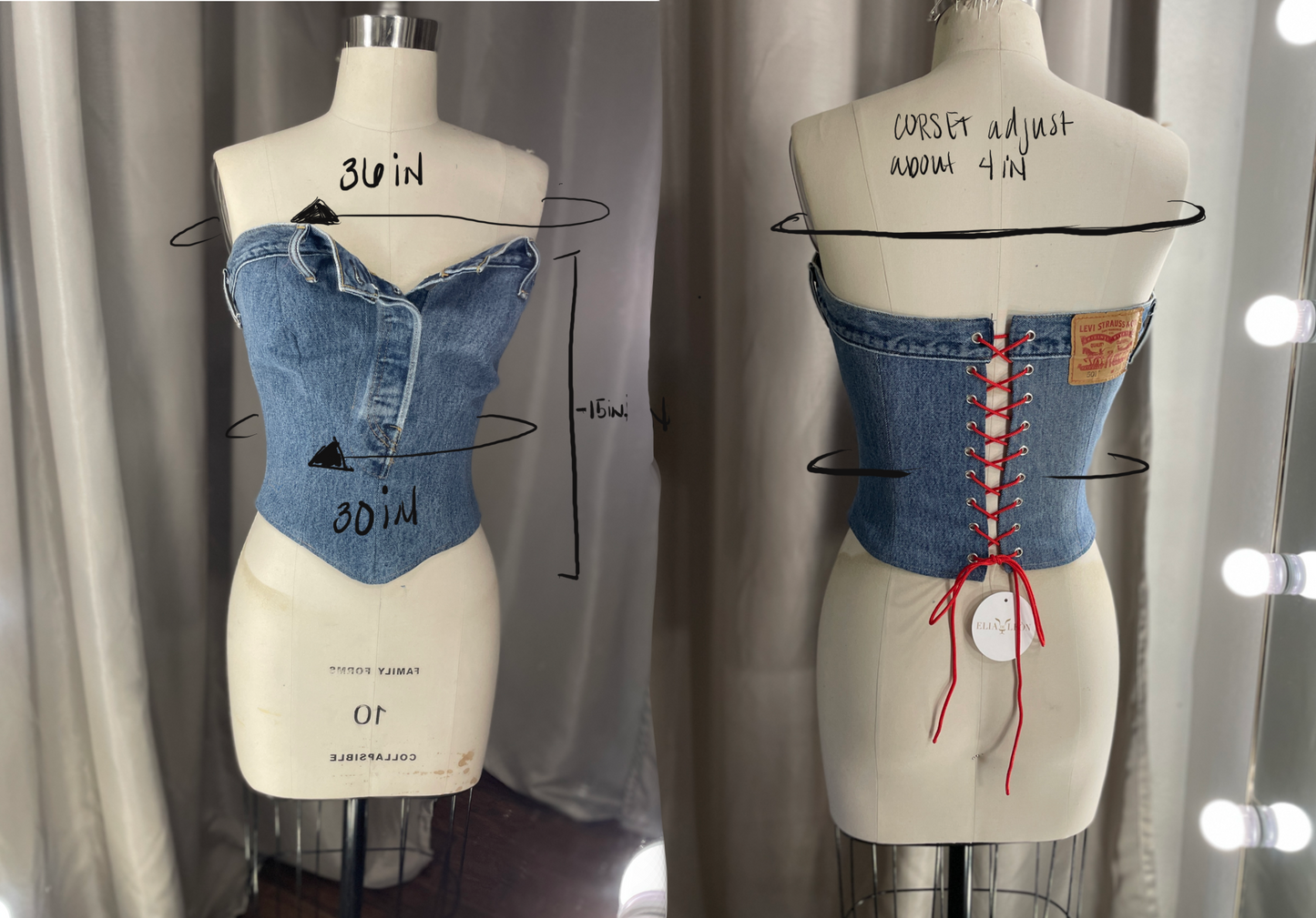 Button Fly Corset
