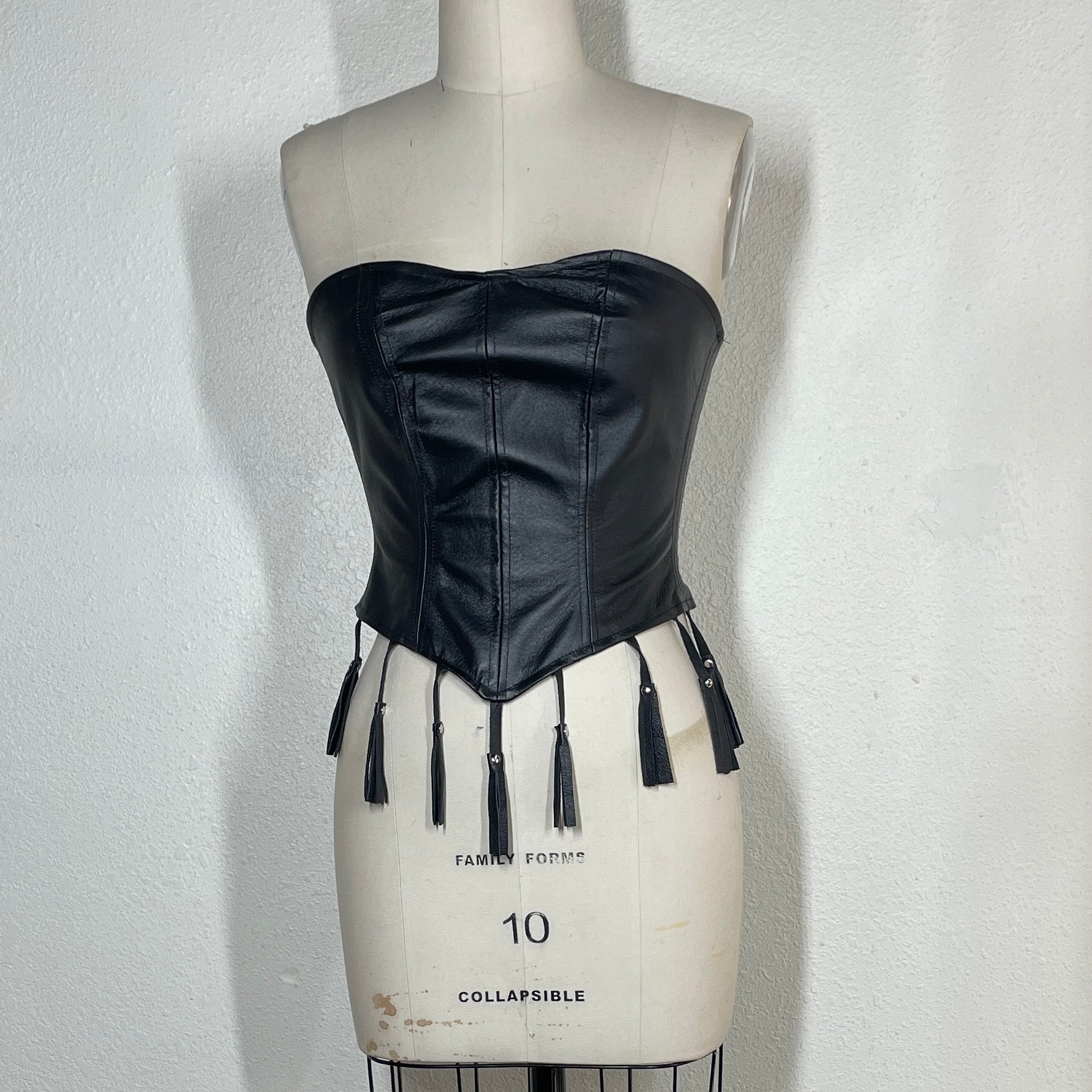 Black Tassel  Corset