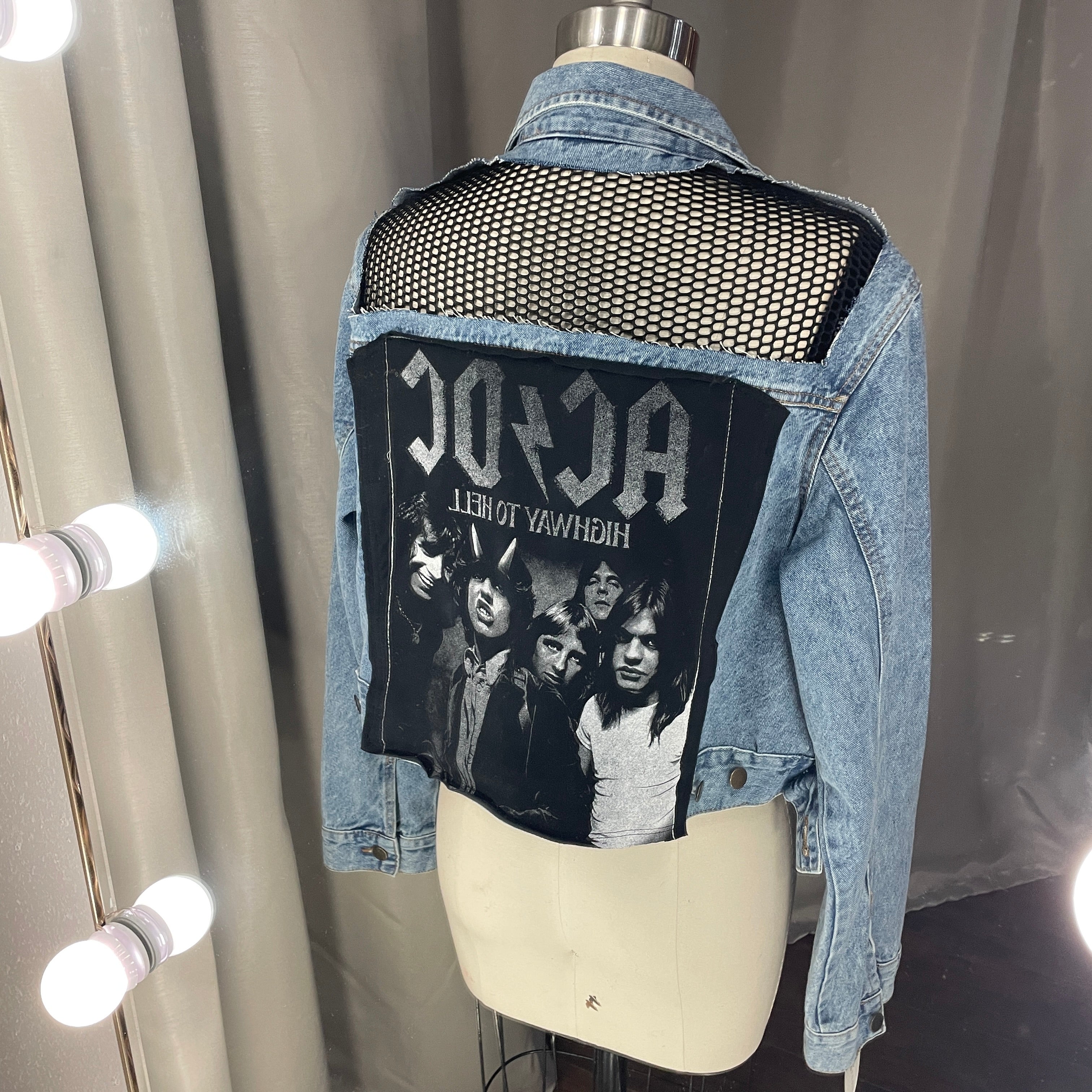 Ac dc jean jacket best sale