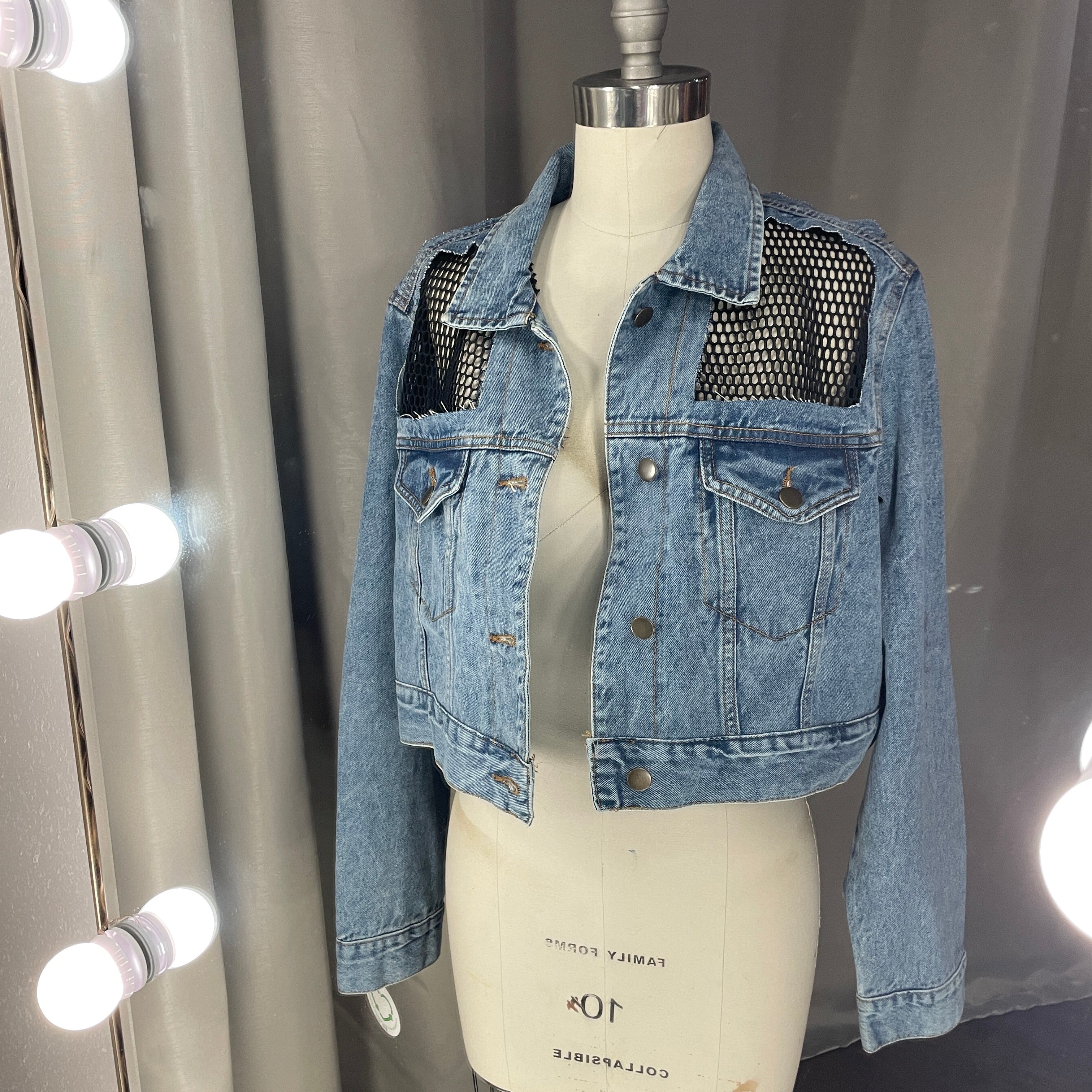 AC/DC Denim Jacket – Elia De Leon
