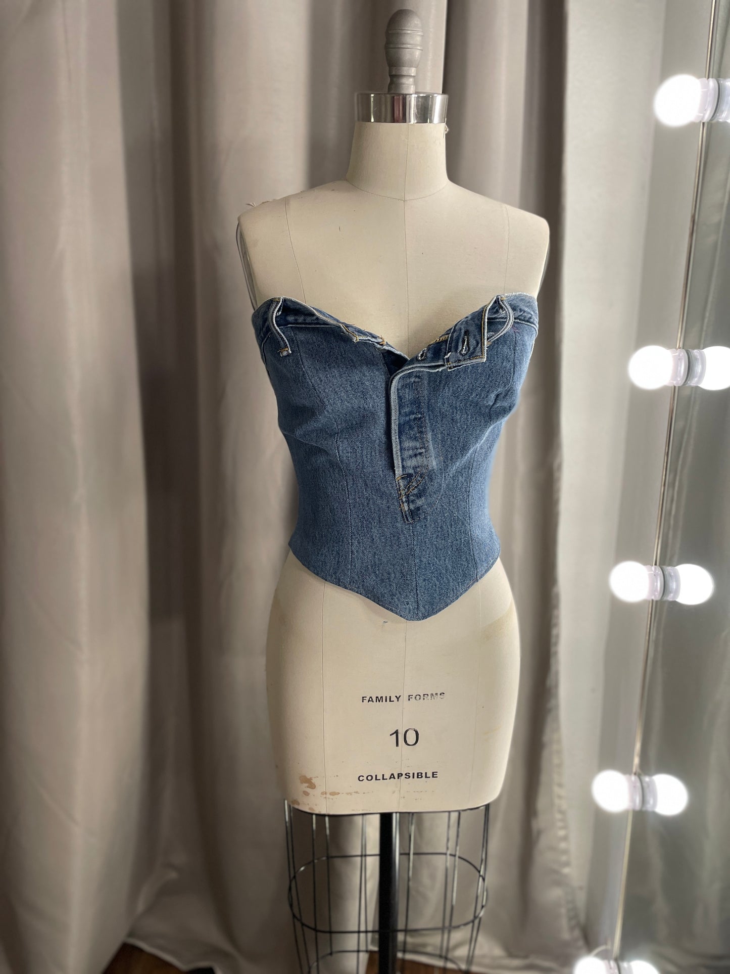 Button Fly Corset