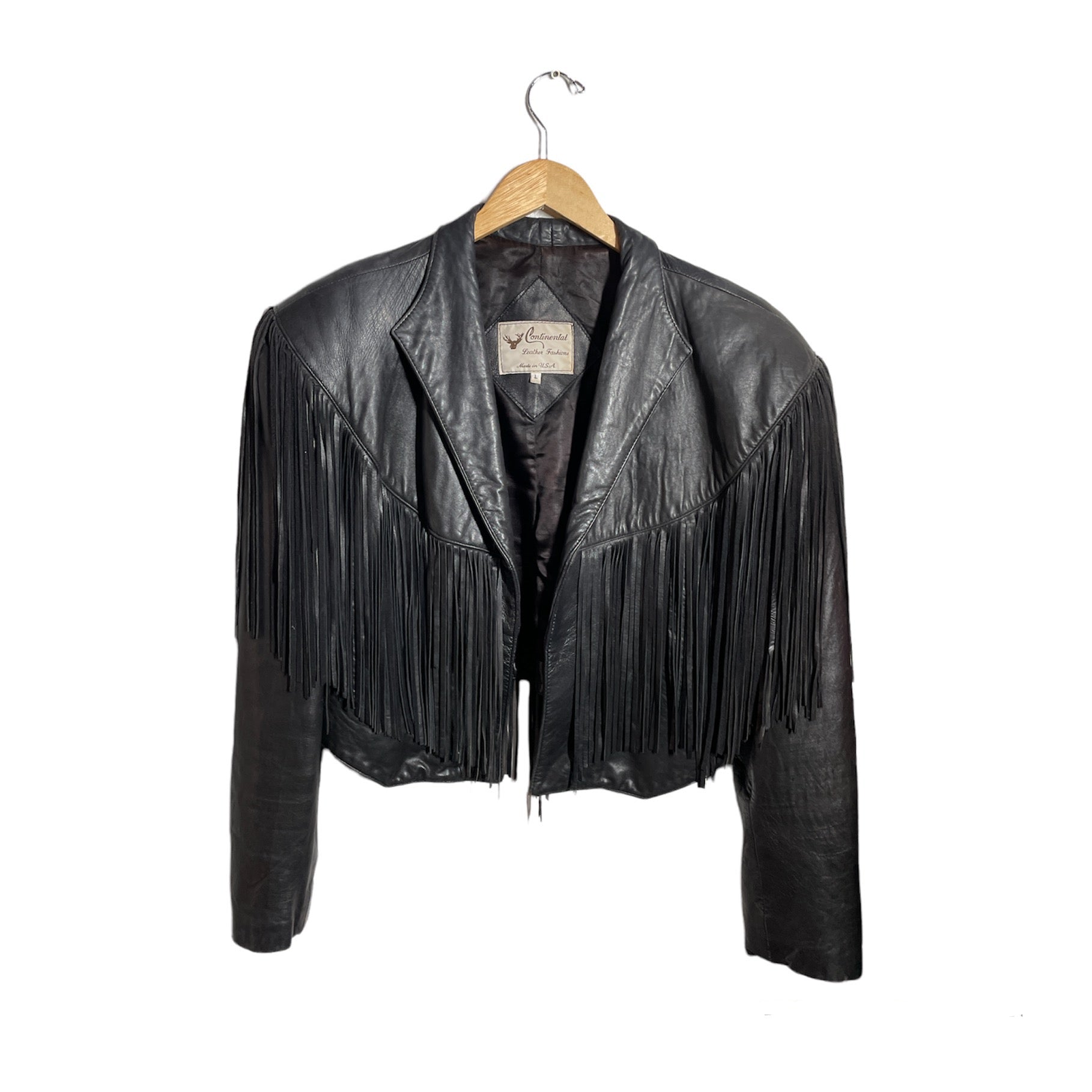 Black Fringe Jacket